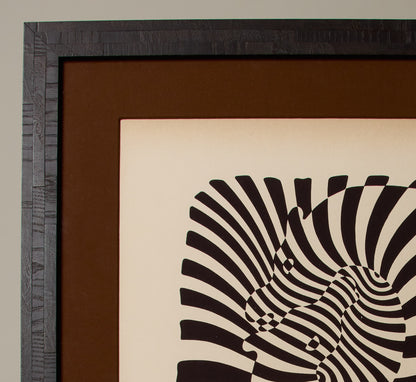 1975 VICTOR VASARELY "ZEBRAS" SCREEN PRINT