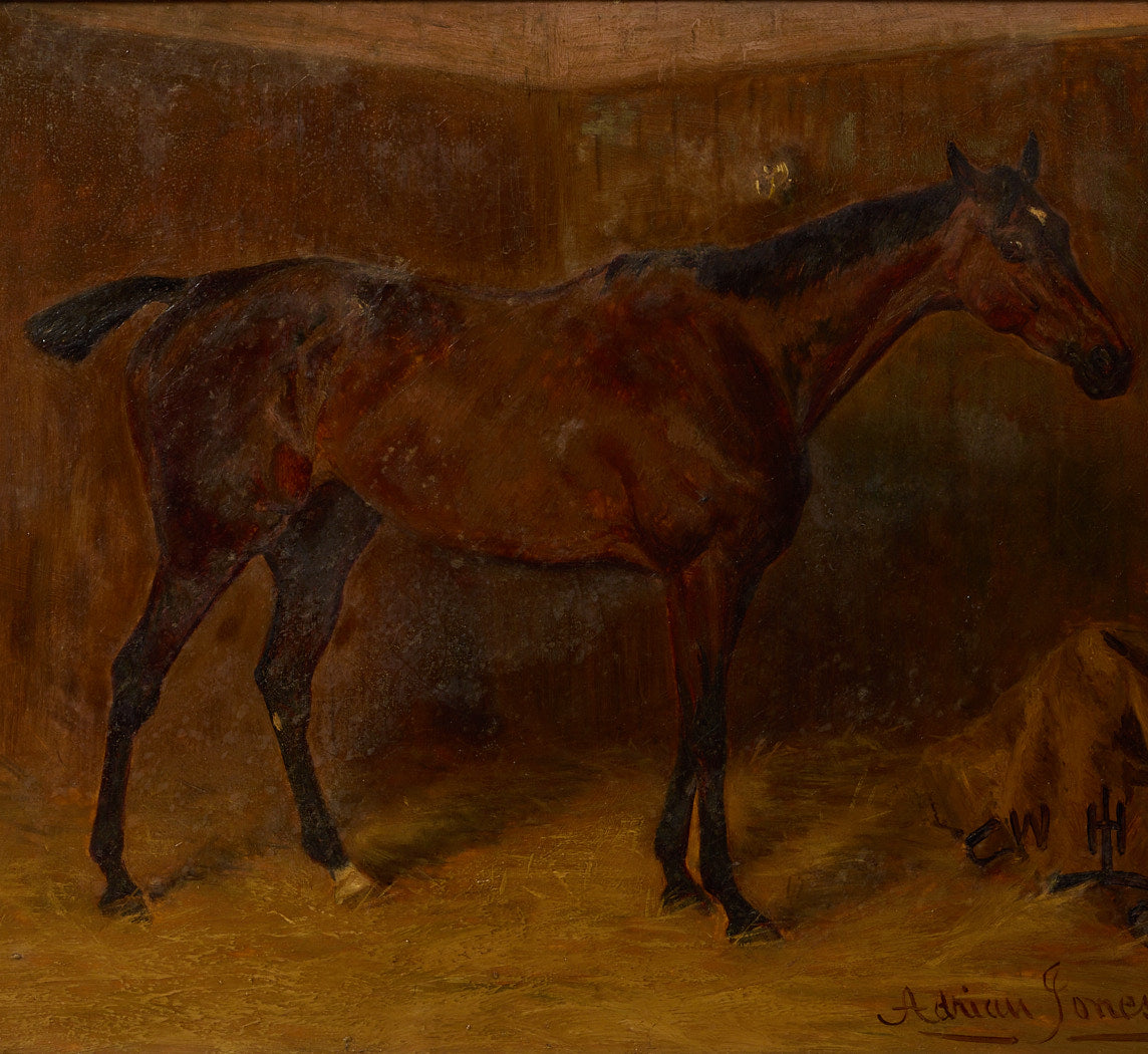 19TH CENTURY ENGLISH STABLE SCENE