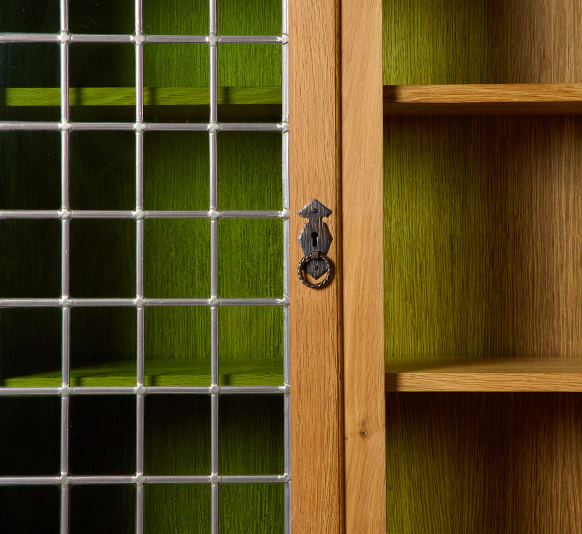 DANISH OAK HUTCH CABINET IN THE STYLE OF HENNING KJAERNULF C. 1970