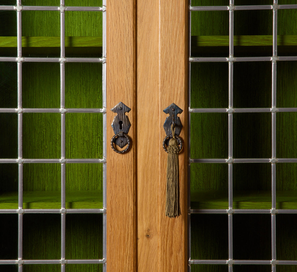 DANISH OAK HUTCH CABINET IN THE STYLE OF HENNING KJAERNULF C. 1970