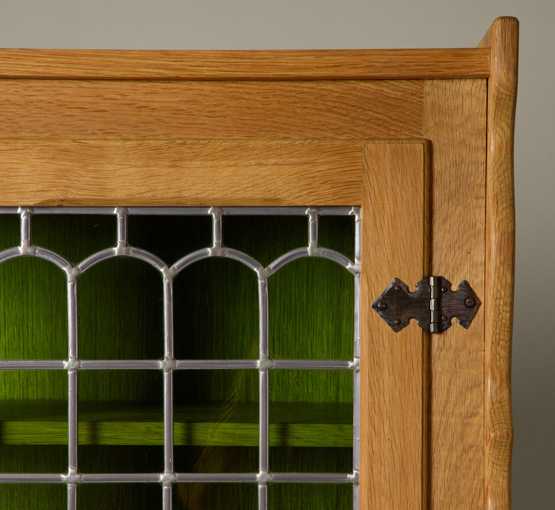 DANISH OAK HUTCH CABINET IN THE STYLE OF HENNING KJAERNULF C. 1970
