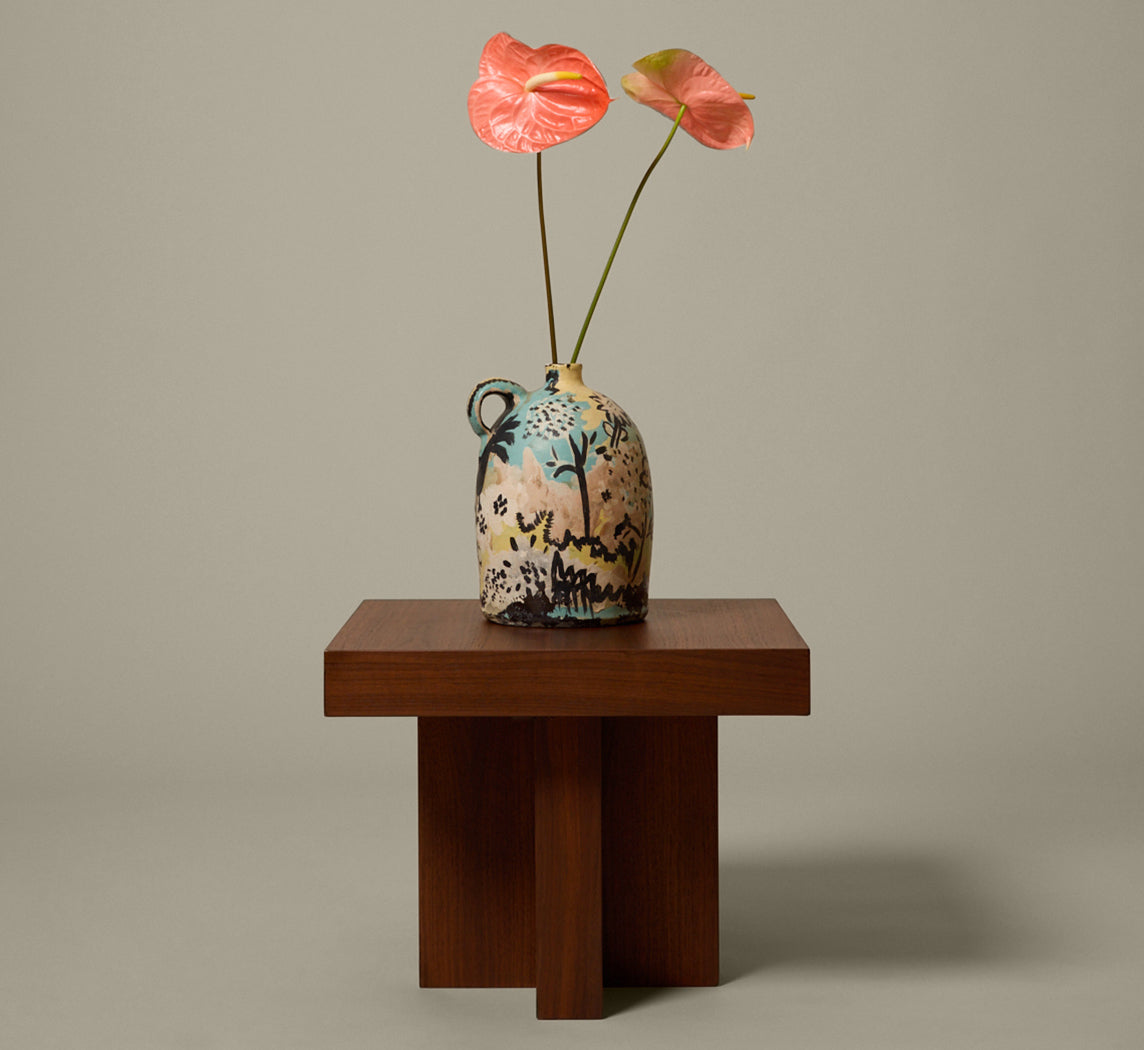 MILO BAUGHMAN WALNUT OCCASIONAL TABLE CIRCA 1965