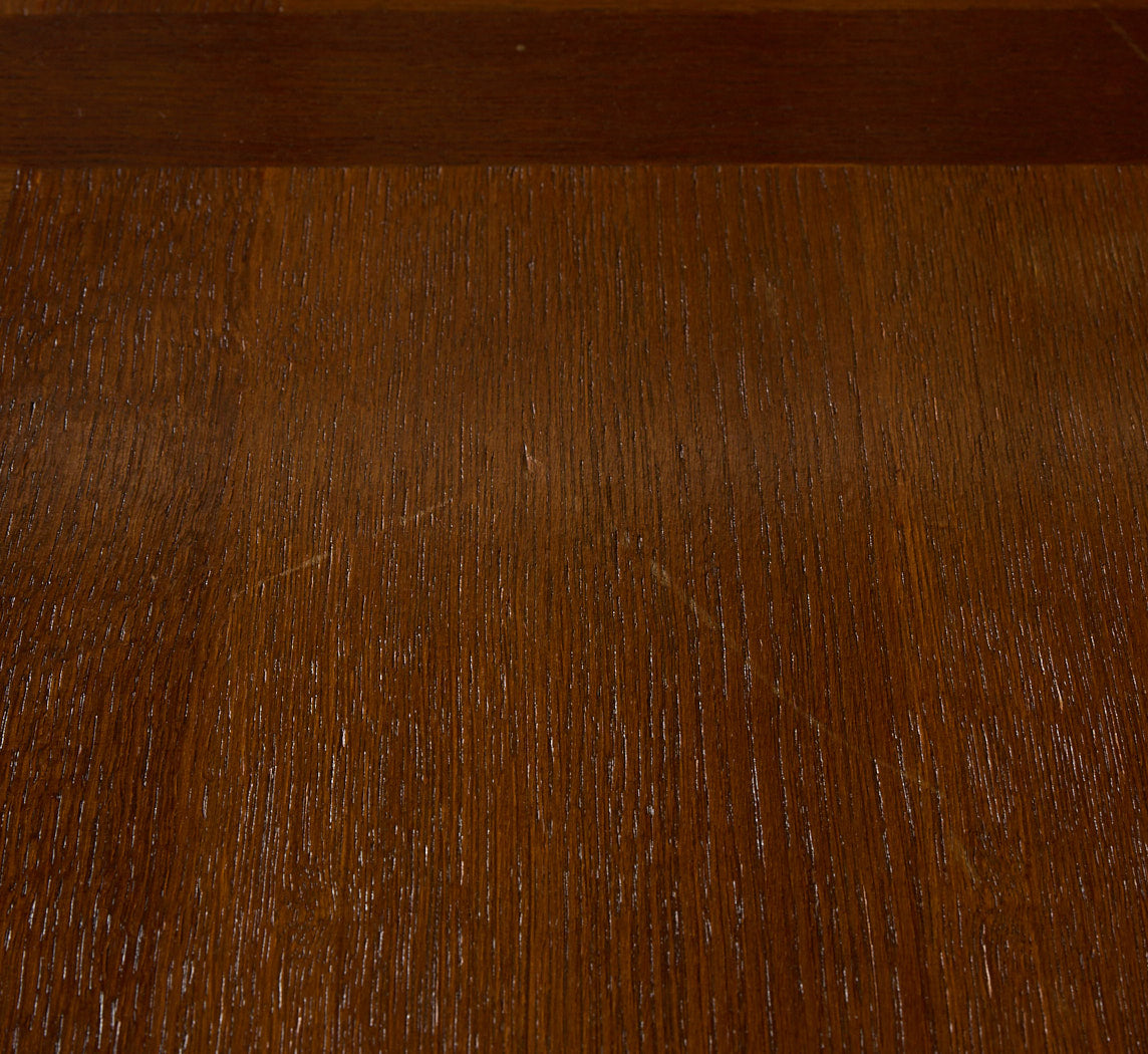 FRENCH OAK DINING TABLE IN THE MANNER OF CHARLES DUDOUYT