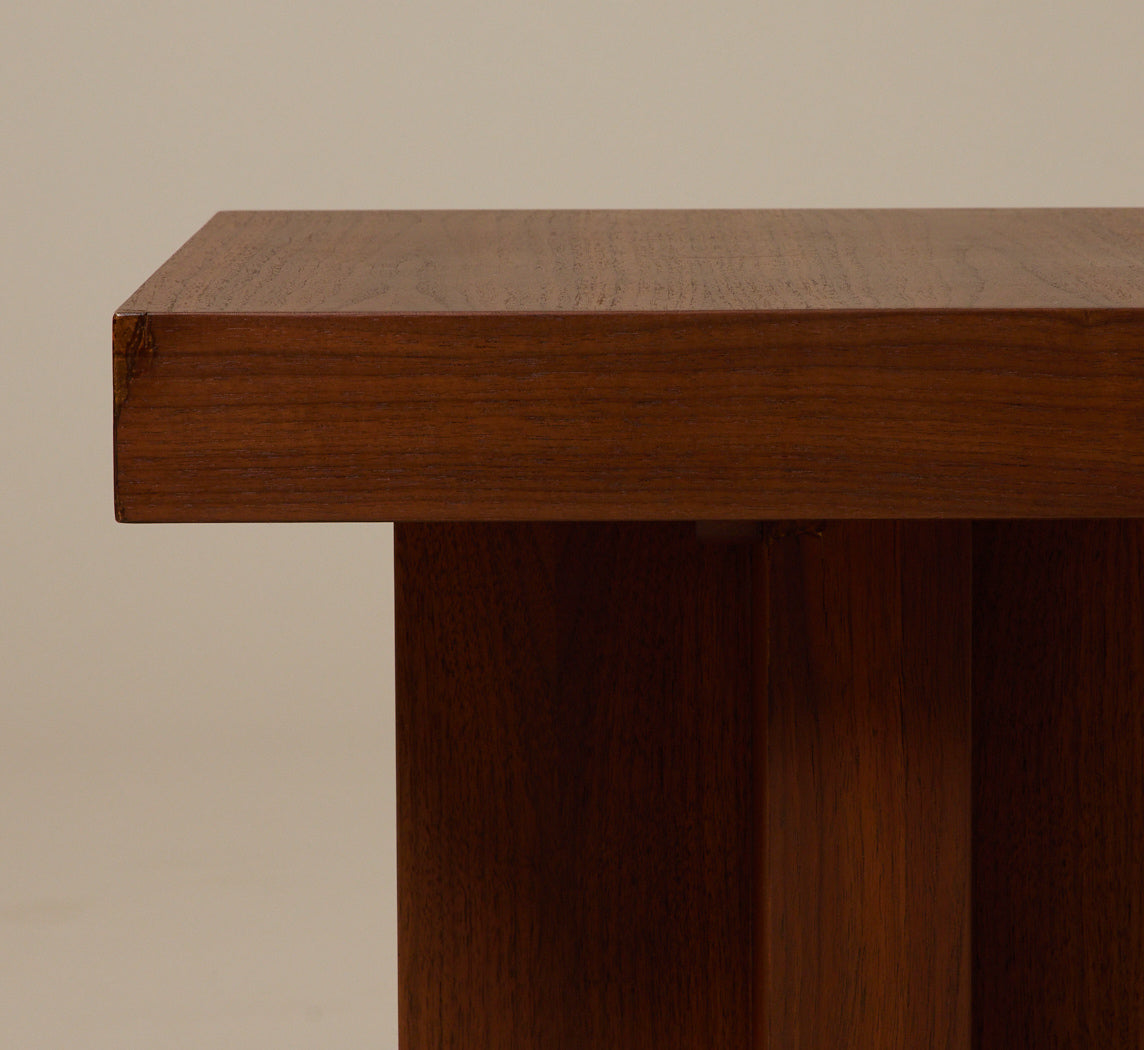 MILO BAUGHMAN WALNUT OCCASIONAL TABLE CIRCA 1965