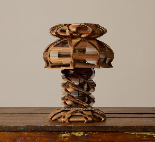 VINTAGE TRAMP ART POPSICLE LAMP II