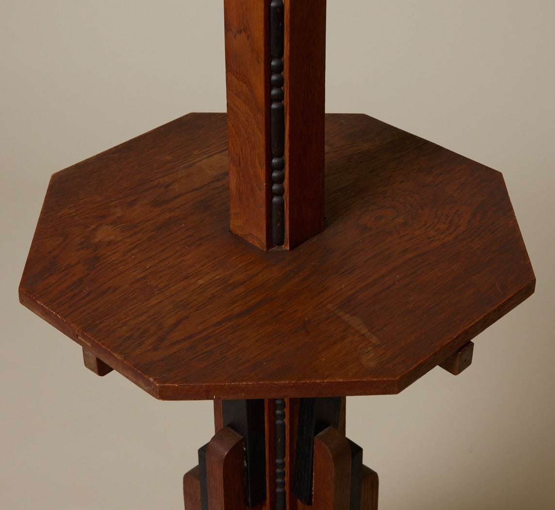 1920S AMSTERDAM SCHOOL FLOOR LAMP BY P.E.L. IZEREN