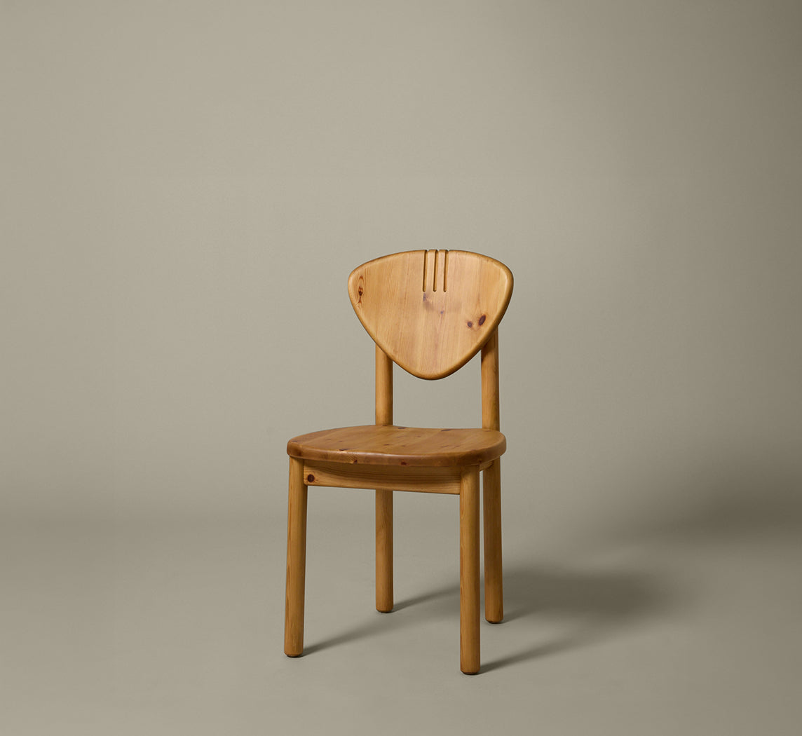 1970S DANISH PINE DINING CHAIRS IN THE STYLE OF RAINER DAUMILLER (SET OF 6)