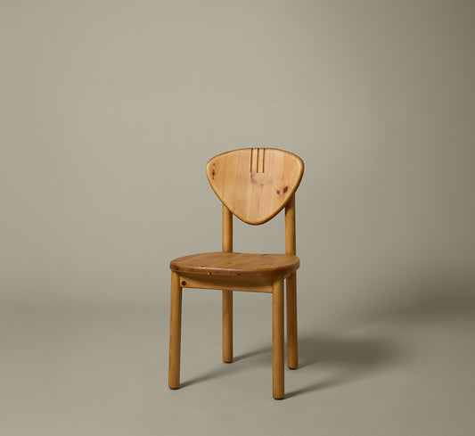 1970S DANISH PINE DINING CHAIRS IN THE STYLE OF RAINER DAUMILLER (SET OF 6)