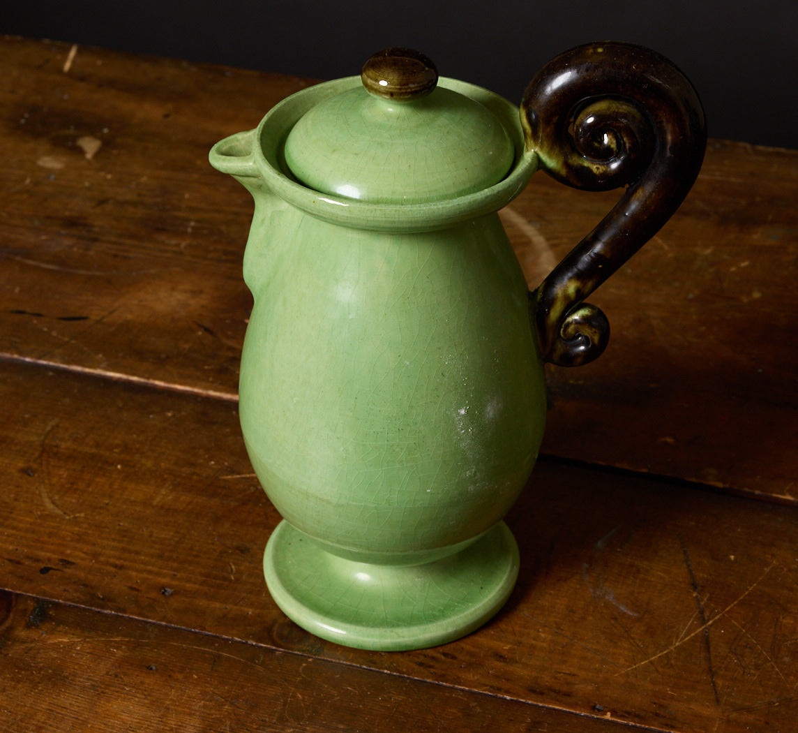 1950S FRENCH VALLAURIS CELADON COFFEE SERVICE