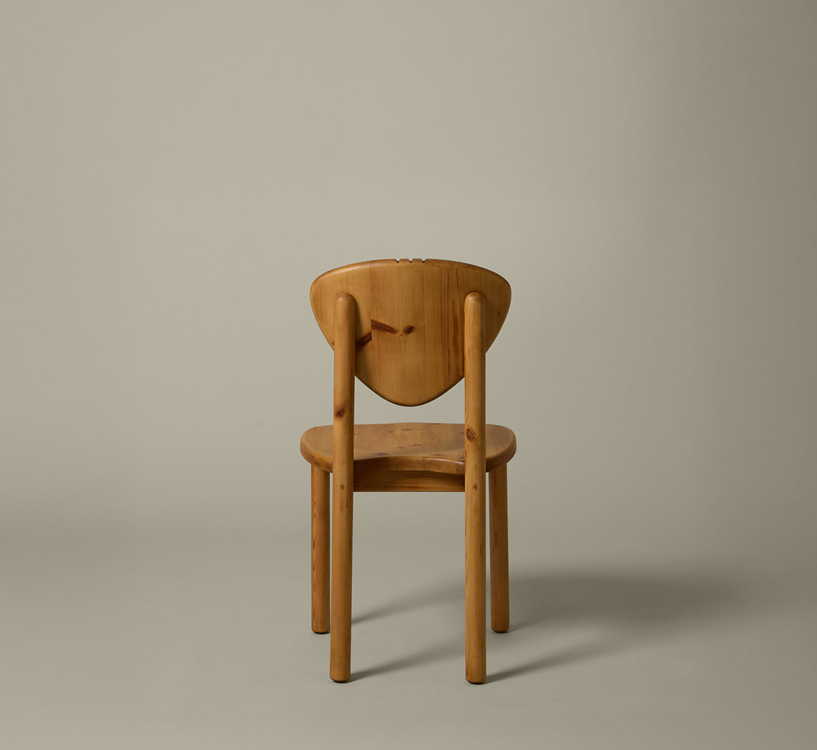 1970S DANISH PINE DINING CHAIRS IN THE STYLE OF RAINER DAUMILLER (SET OF 6)