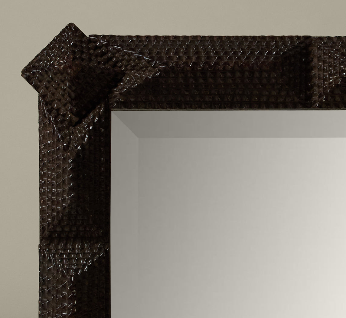 1870S BLACK DIAMOND TRAMP ART FRAME