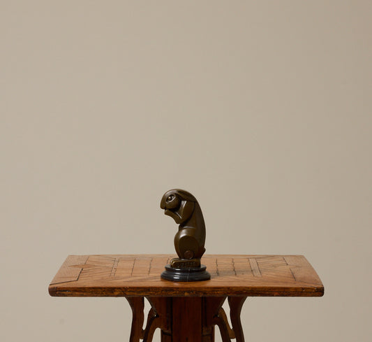 ART DECO STYLE BRONZE RABBIT SCULPTURE