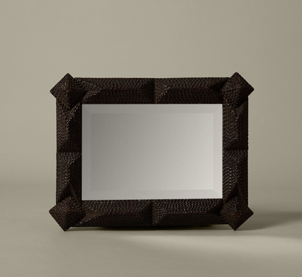 1870S BLACK DIAMOND TRAMP ART FRAME