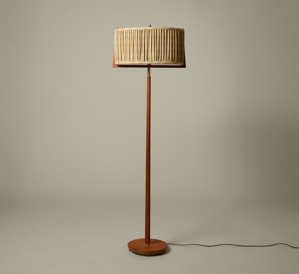 DANISH TEAK FLOOR LAMP, CIRCA 1960