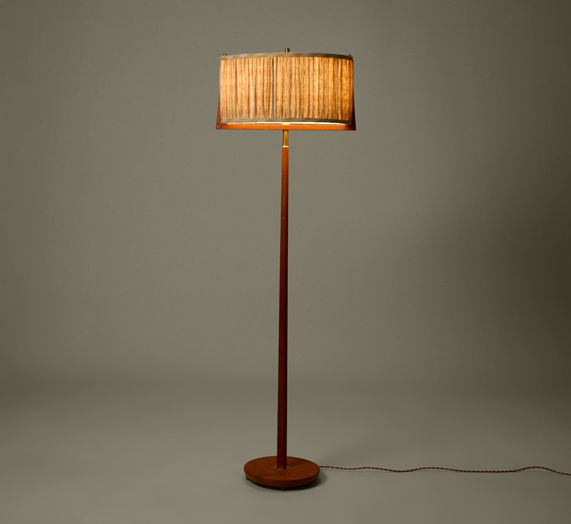 DANISH TEAK FLOOR LAMP, CIRCA 1960