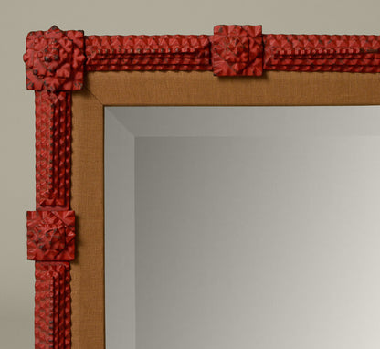 20TH CENTURY RED TRAMP ART FRAME