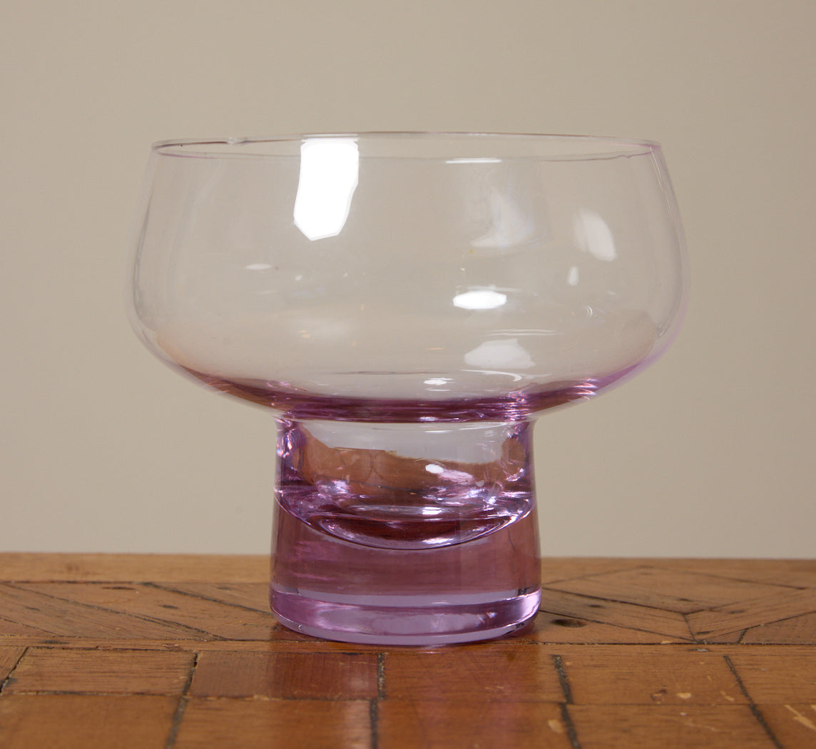 SET OF 4 VINTAGE ITALIAN VIOLET COCKTAIL GLASSES
