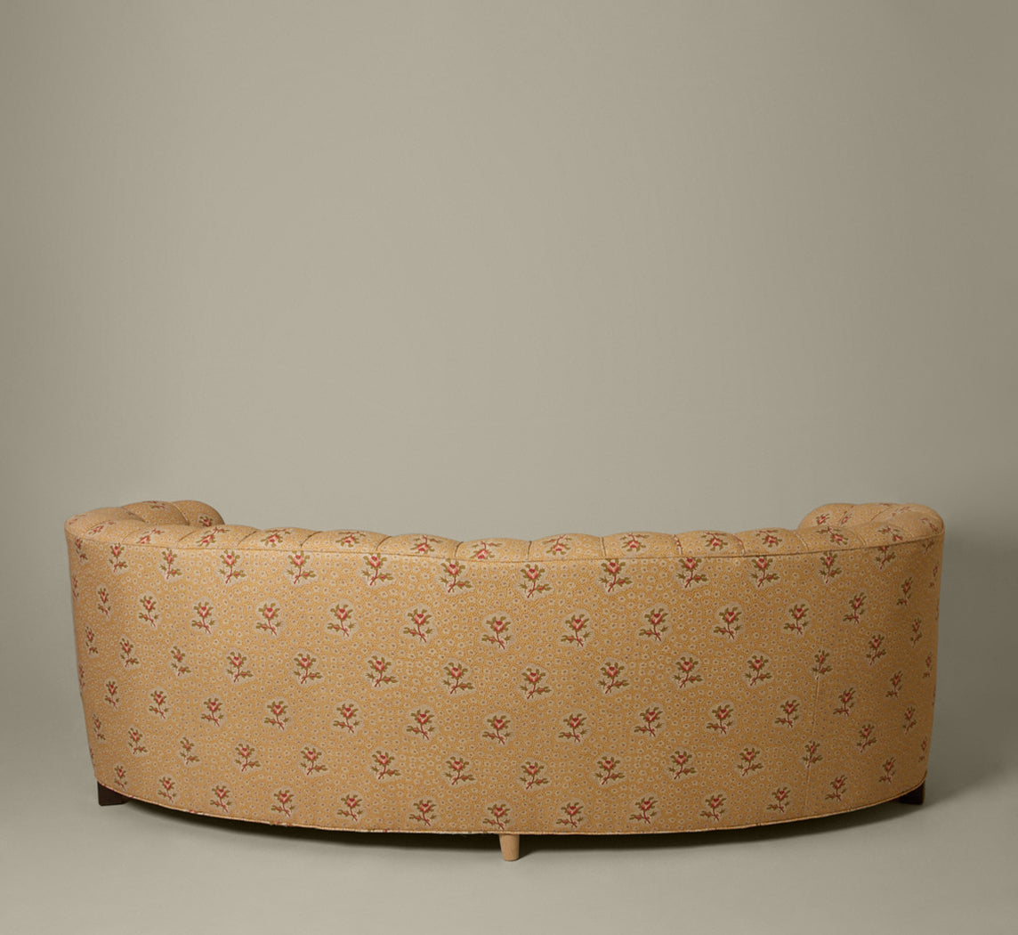 1960S MID CENTURY DANISH BANANA SOFA IN JANE SHELTON FABRIC