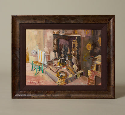 1970 ITALIAN INTERIOR STILL LIFE