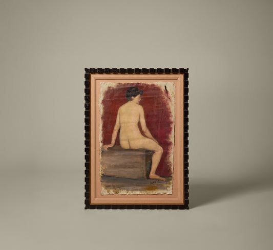 19TH CENTURY ITALIAN NUDE SIGNED BY TEMISTOCLE LAMESI (1870-1957)
