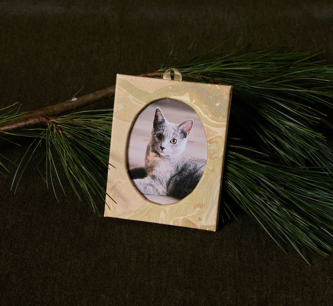 PIERCE & WARD PICTURE FRAME ORNAMENT