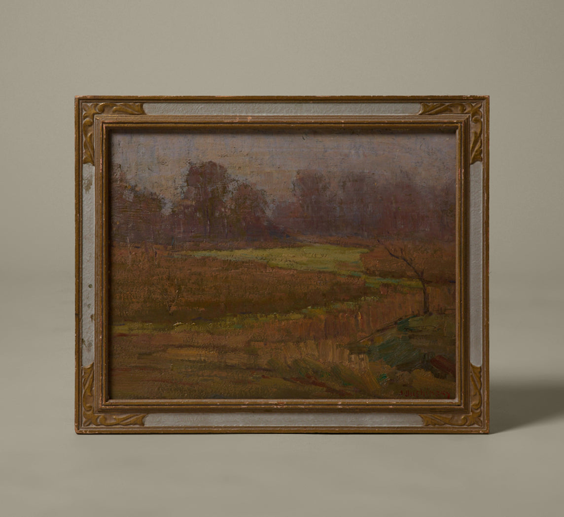 EARLY 20TH CENTURY AMERICAN AUTUMN LANDSCAPE