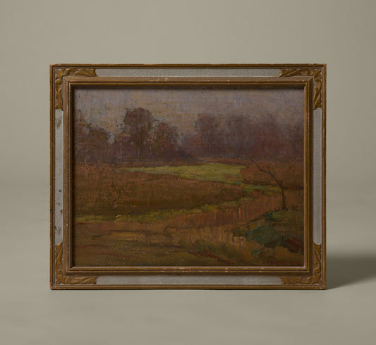 EARLY 20TH CENTURY AMERICAN AUTUMN LANDSCAPE
