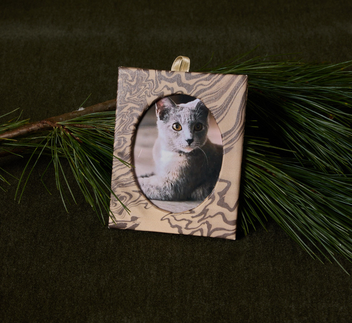 PIERCE & WARD PICTURE FRAME ORNAMENT