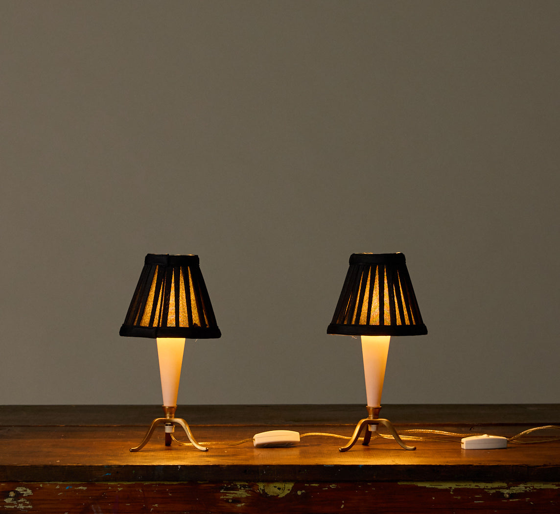 PAIR OF ITALIAN CONE LAMPS