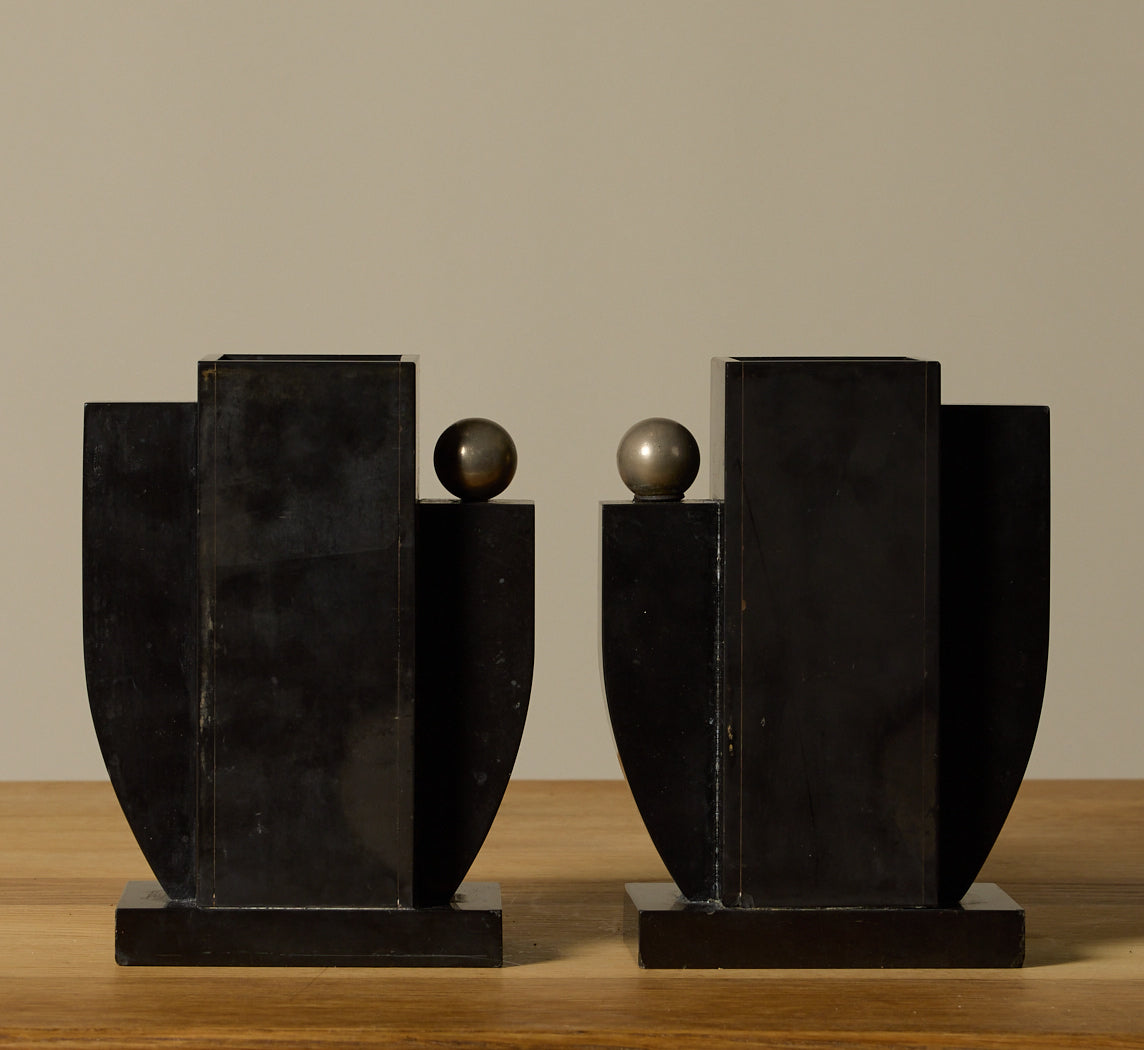 ART DECO FRENCH BOOKENDS