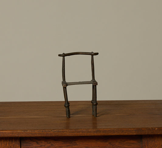 VINTAGE MODERNIST MINIATURE CHAIR SCULPTURE