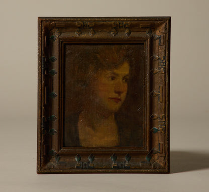 ANTIQUE PORTRAIT OF A LADY