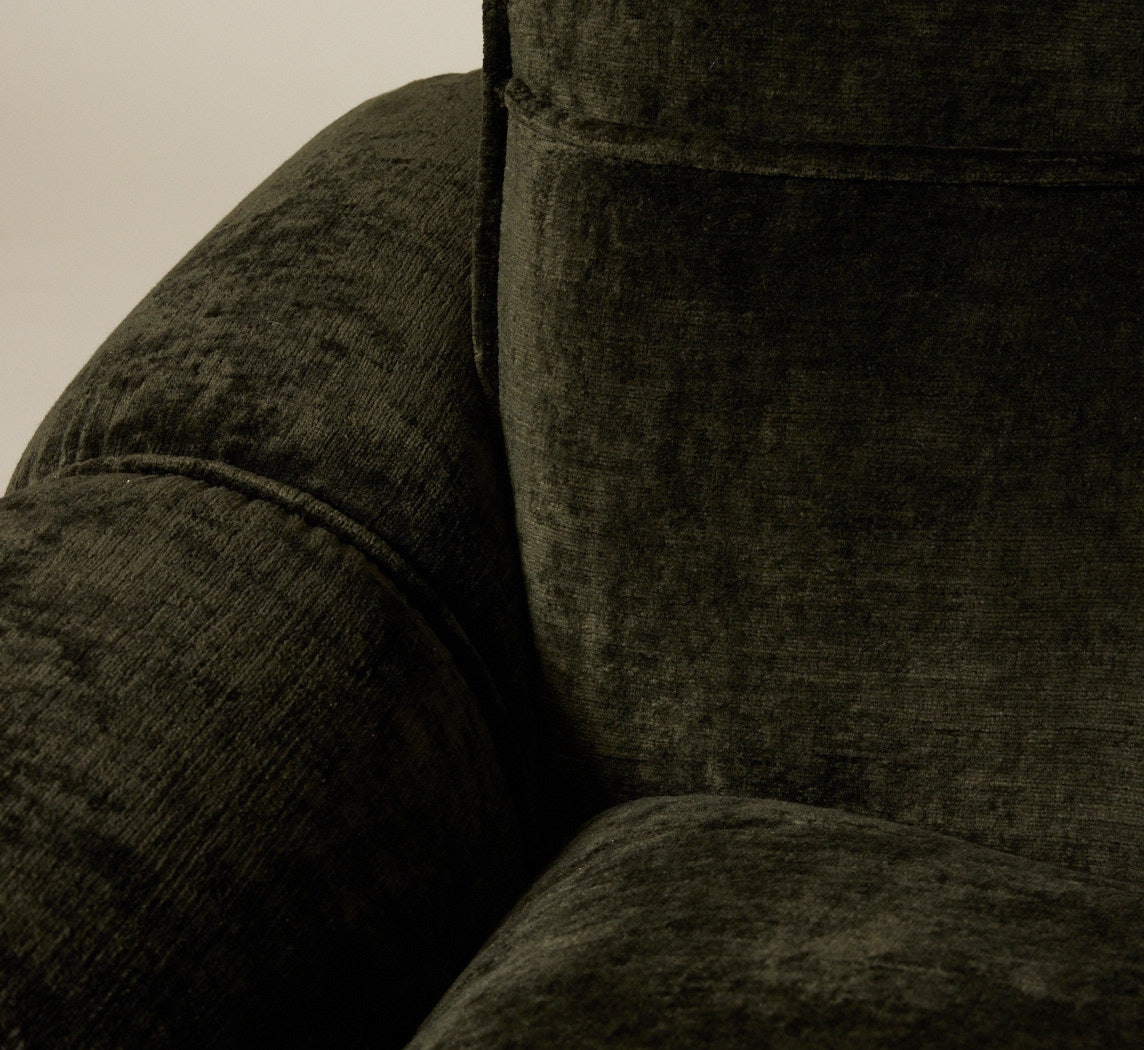 PAIR OF SPACE AGE ITALIAN ARMCHAIRS IN OXIDE VELVET