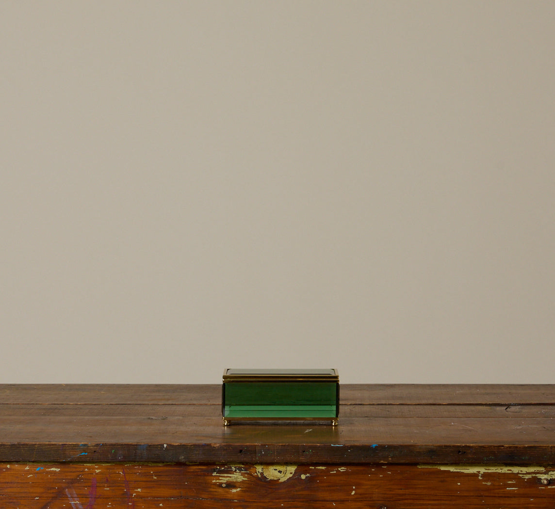 1950S FONTANA ARTE EMERALD BOX