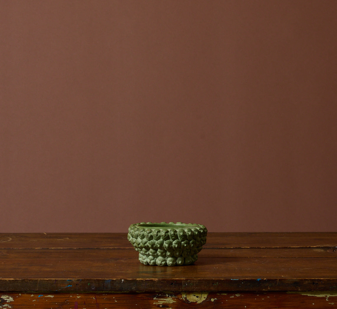 VINTAGE STUDIO POTTERY SCULPTURAL FACE VESSEL