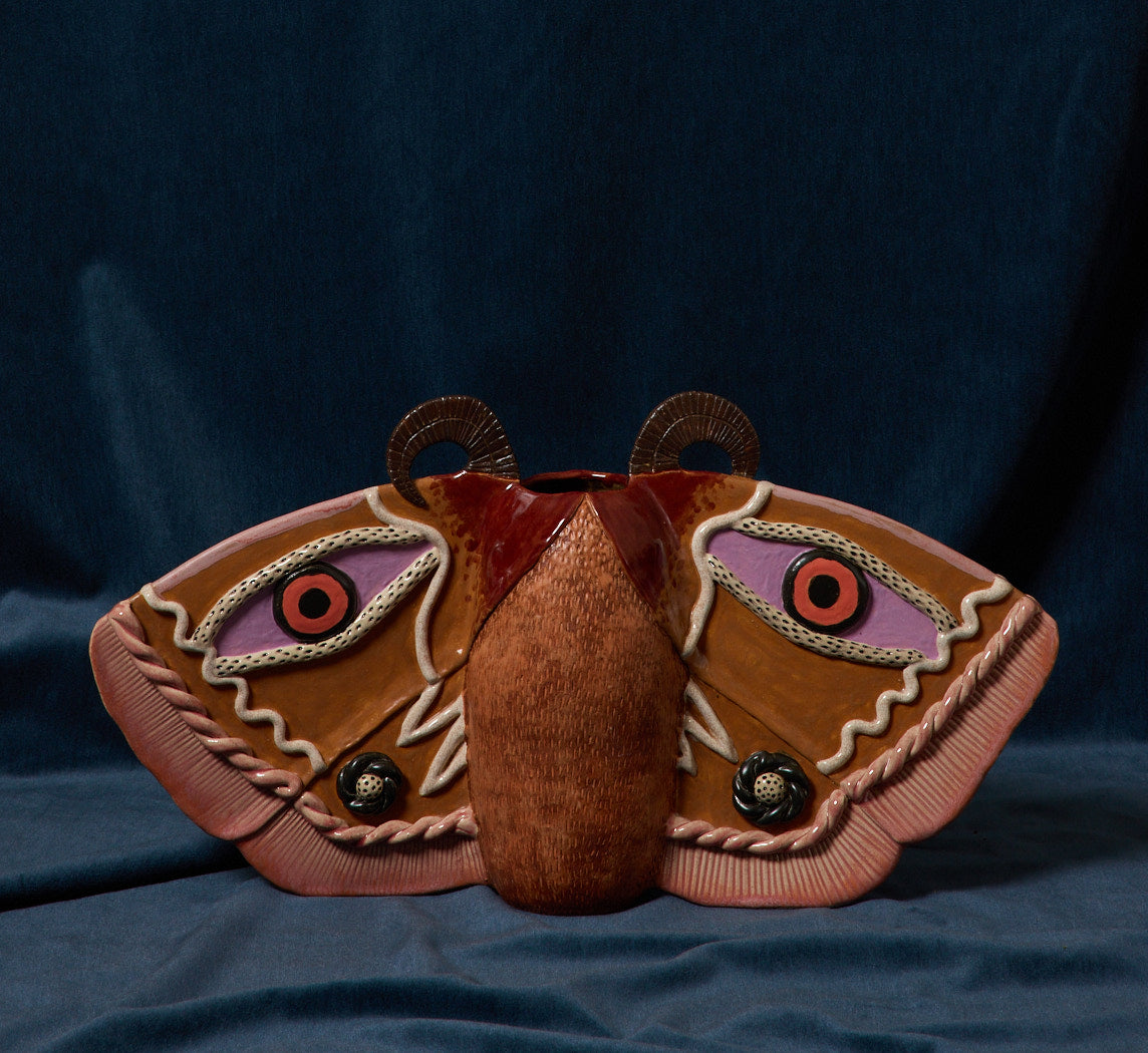 MOTH VASE BY PEARCE WILLIAMS