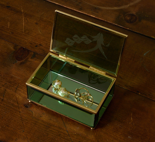 1950S FONTANA ARTE EMERALD BOX