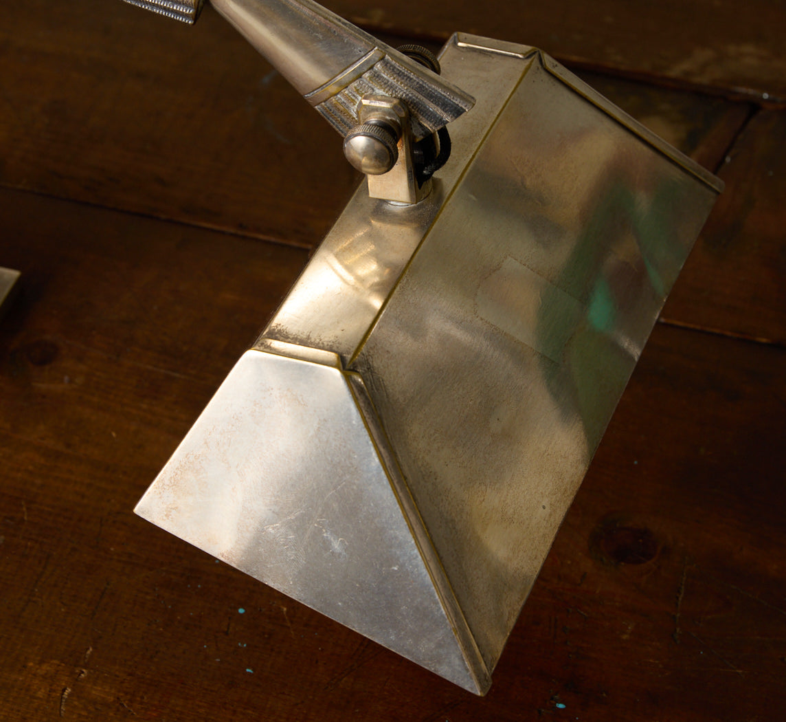 ART DECO HARLEQUIN PIANO LAMP BY G.M. BORETTI