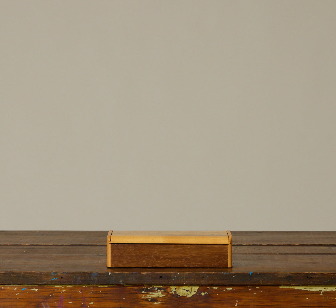 VINTAGE SPALTED MAPLE INLAY BOX