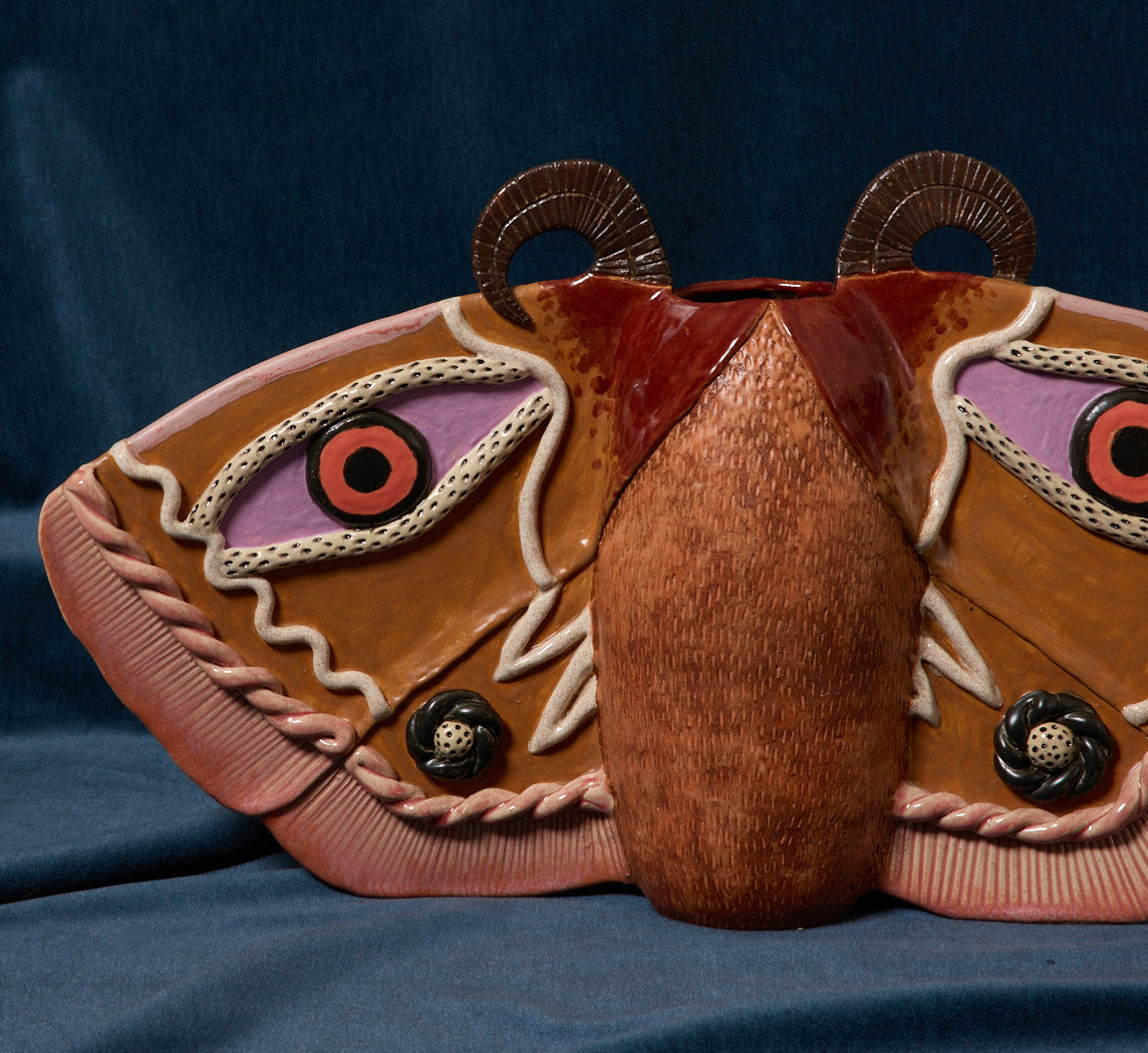 MOTH VASE BY PEARCE WILLIAMS