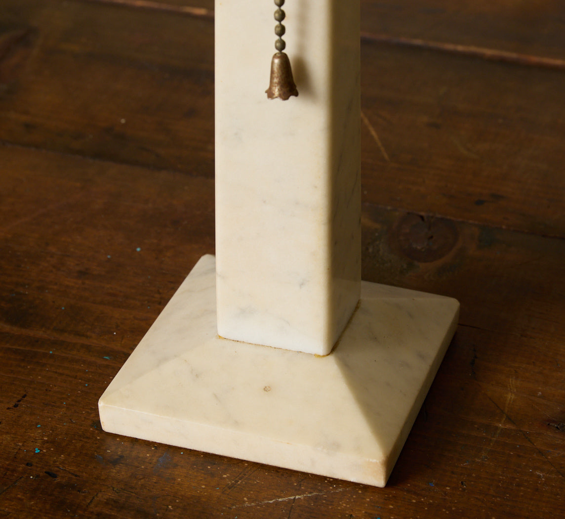 PAIR OF VINTAGE MARBLE TABLE LAMPS