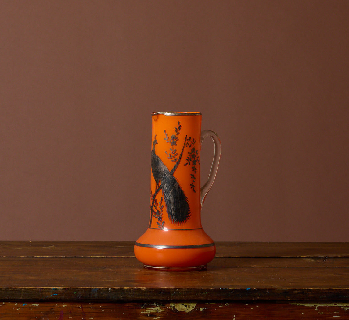VINTAGE TANGO GLASS PEACOCK DRINKING SET
