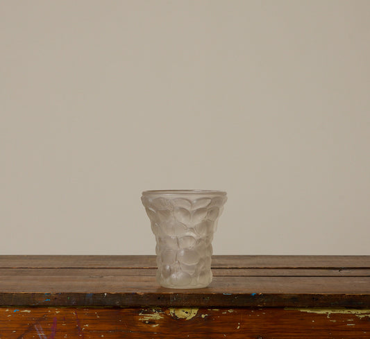 1930S ART DECO FLOWER GLASS VASE