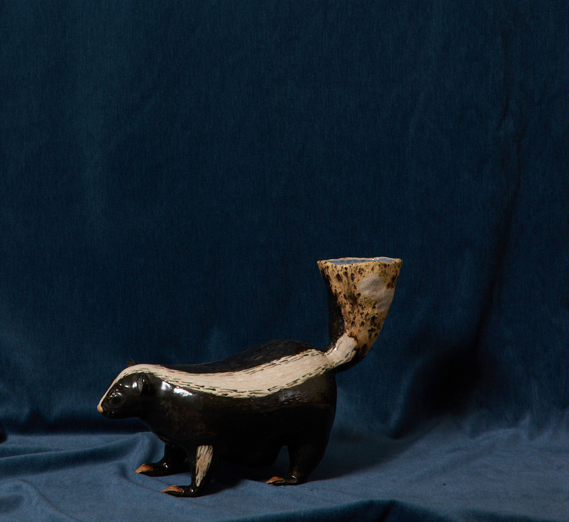 SKUNK VASE BY PEARCE WILLIAMS