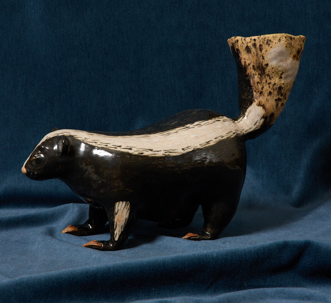 SKUNK VASE BY PEARCE WILLIAMS