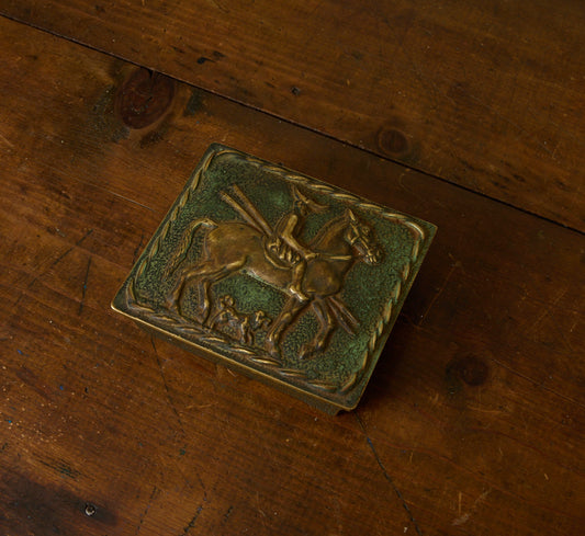 PATINATED BRONZE BOX BY MAX LE VERRIER