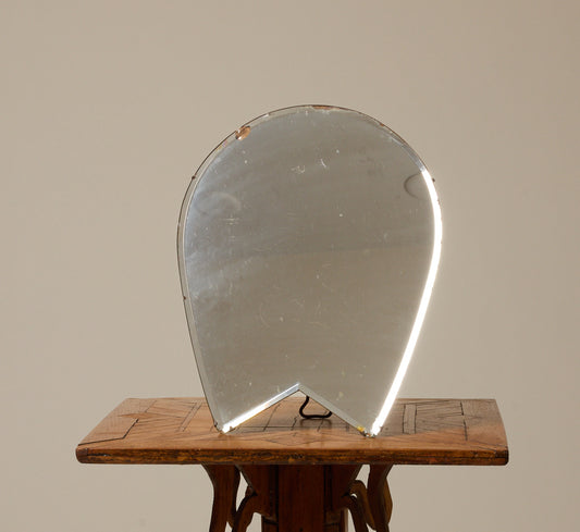 1950S ITALIAN TABLE MIRROR ATTR. TO LUIGI FONTANA