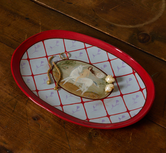 MOONLIGHT FABLE PLATE BY LUCY MCCALL