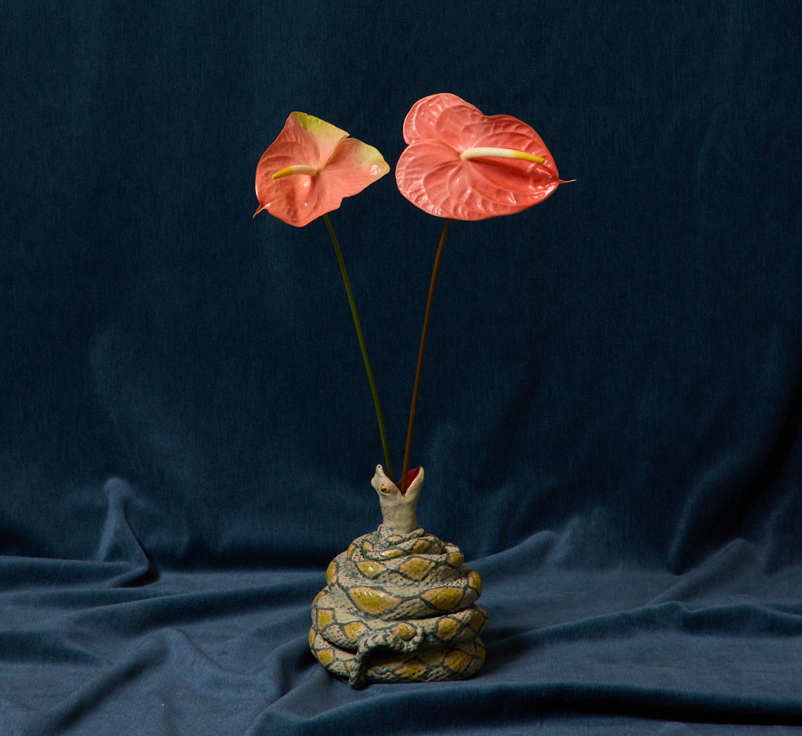 COILED SNAKE VASE BY PEARCE WILLIAMS