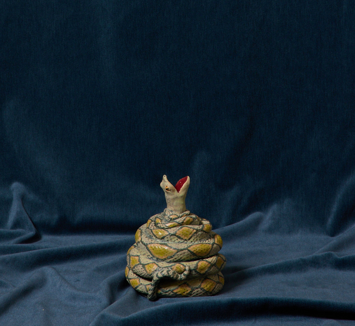 COILED SNAKE VASE BY PEARCE WILLIAMS